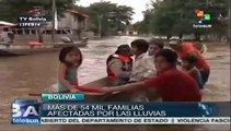 Reubicará Estado boliviano a 54 mil familias damnificadas tras lluvias