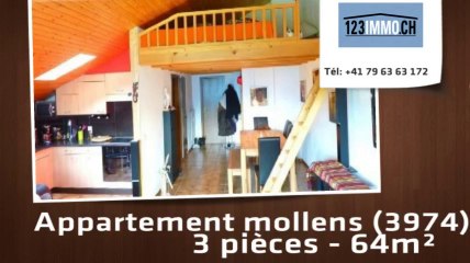 Vente appartement 3974 mollens