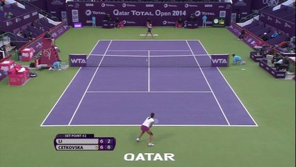 Sorpresa a Doha, la Cetkovska fa fuori Li Na