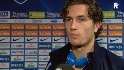 04-11-2012 Daryl Janmaat na FC Twente - Feyenoord