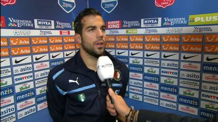 04-11-2012 Kostas Lamprou na FC Twente - Feyenoord