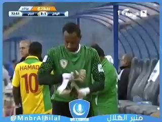 الشوط الثاني من مباراة الهلال ونجران في دوري جميل