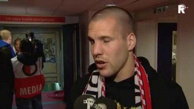 11-11-2012 Ron Vlaar over zijn afscheid bij Feyenoord