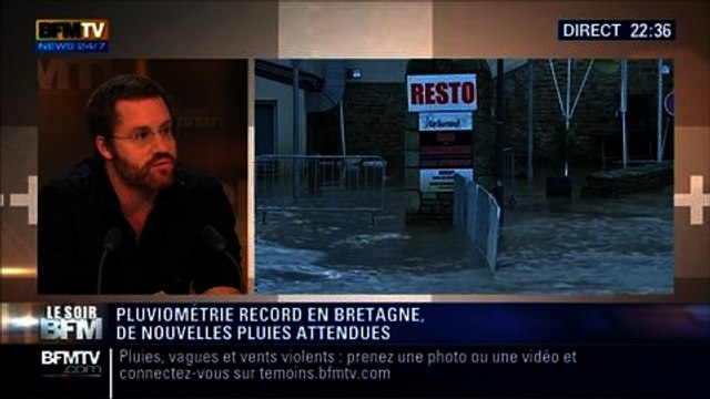 Le Soir BFM: Des intempéries aux États-Unis et en Angleterre, et un record de douceur en France - 13/02 1/5