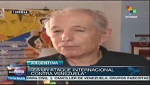 Intelectuales argentinos condenan actos violentos en Venezuela