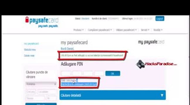 Paysafecard Code Generator ^ Link in Description 2014 télécharger