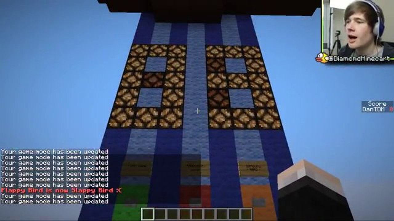 MINECRAFT _ FLAPPY BIRD MINIGAME! (GET YOUR RAGE ON!) _ MINI GAMEA