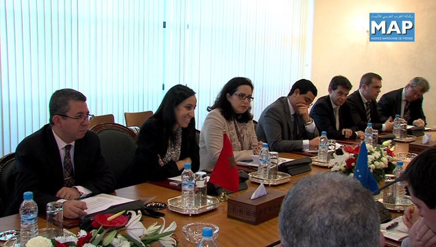 M.Bouaida s'entretient avec une délégation de parlementaires et de chefs d'entreprise européens