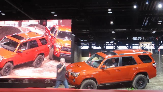 TOYOTA TRD Pro Series Trucks Revealed including this Tacoma at the Chicago Auto Show NewCarNews.TV Bob Giles