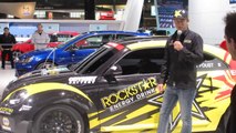 Tanner Foust of Andretti Racing on his Racing Driving Experience while racing and stunt driving. Bob Giles NewCarNews.TV Chicago auto show