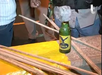 Lo que hizo leopoldo l en manifestacion de maracay 12.02.14 jovenes engañadas llorando.