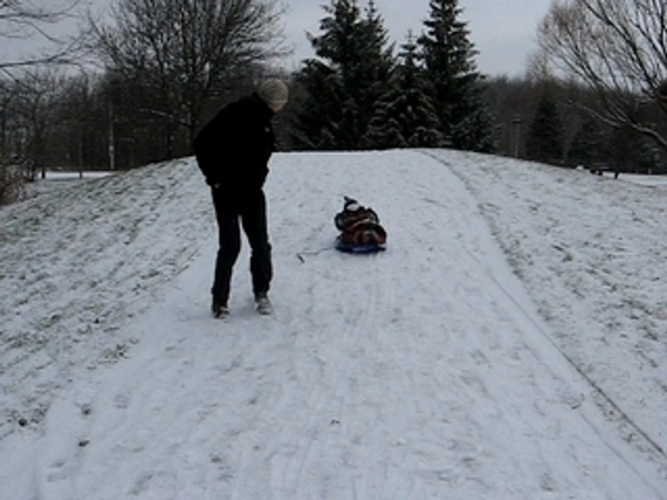 maxence en luge