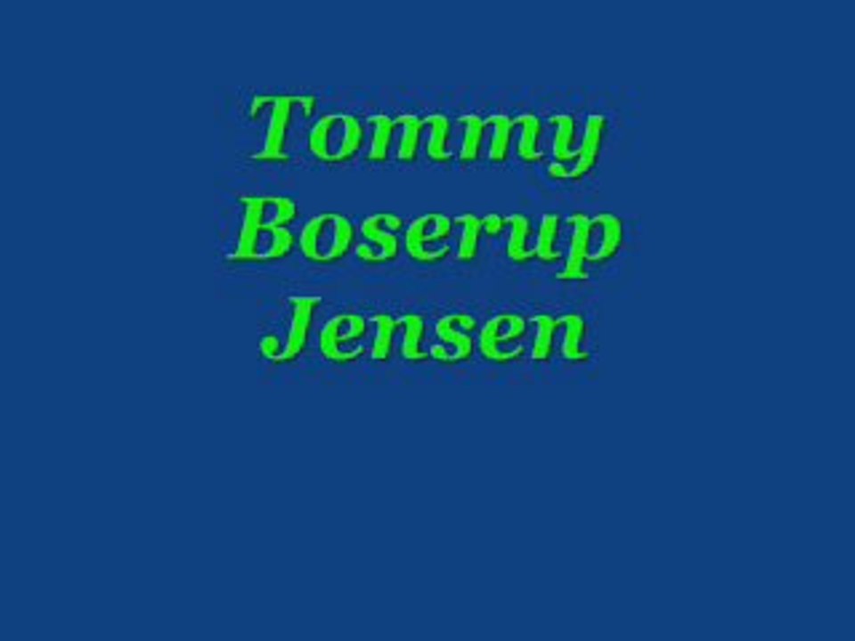 Tommy Boserup Jensen on Friend Or Follow