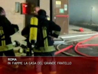 Grande Fratello, la casa distrutta dal rogo