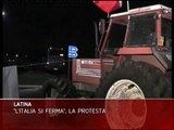 LATINA: L'ITALIA SI FERMA, LA PROTESTA