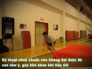 Hướng dẫn chi tiết santo ngược và một số lỗi cơ bản (backflip tut)