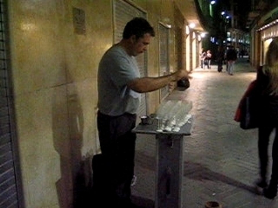 Joueur de verres