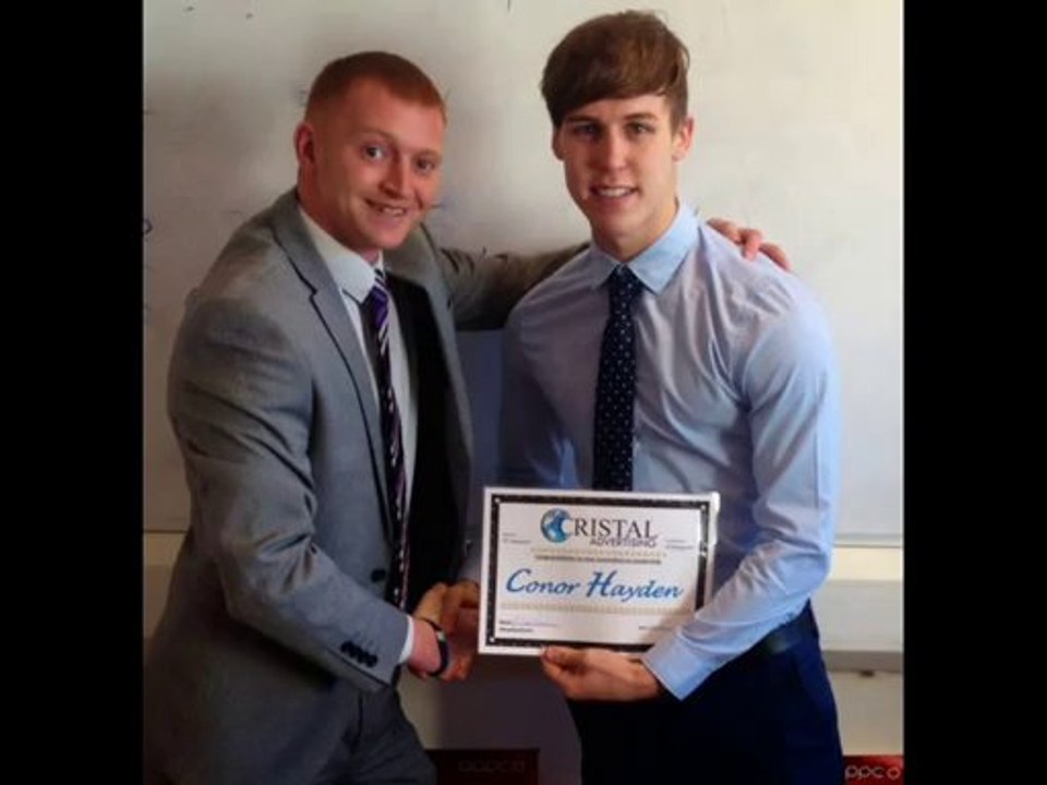 A well deserved promotion for Conor Hayden at Cristal Advertising