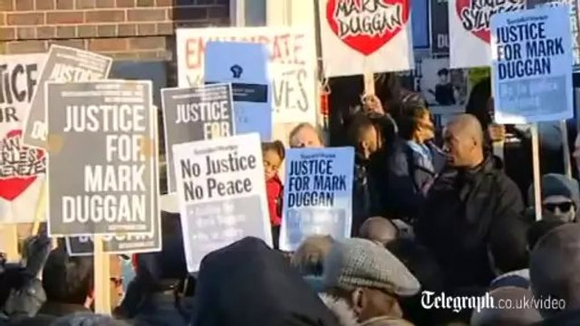 Vigil for Mark Duggan held in Tottenham