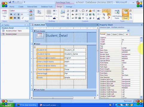 MS Access 2007 Part6 - free Tutorial Urdu and Hindi language by Microsoft Office