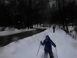 New York: Central Park, paradis des skieurs grâce à la tempête de neige - 14/02