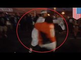 Broncos fan beating full video! Chargers fans drunk violence