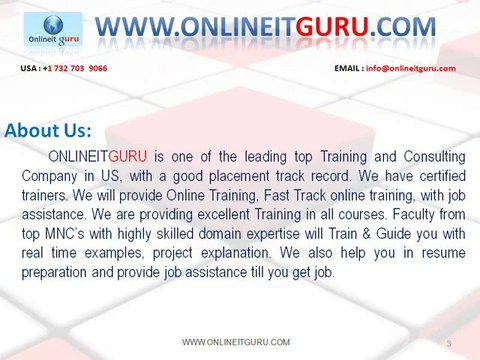 SQL SRVER DBA online training in USA, Hyderabad, UK, Canada free demo enroll now.