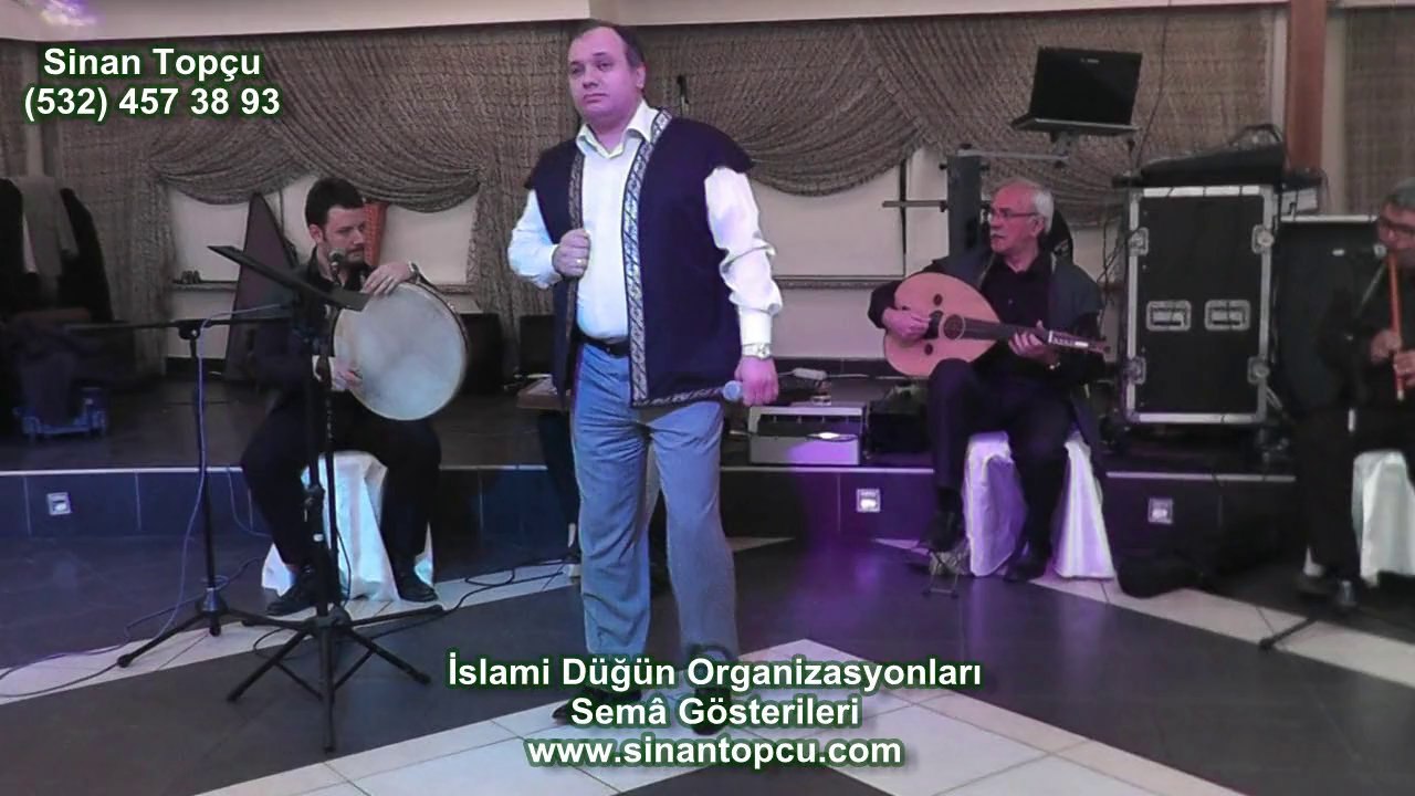 Sinan Topçu ile islami düğün organizasyonları ve bursa ilahi grubu ile ssemazen gösterisi düğünleriniz için...