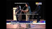 Singer Sandeep launches 'Mission Tiger' band