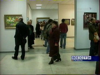 Выставка "Весна 2009". Художник Алексей Акиндинов. Картина "Танец смерти". 3 апреля 2009.