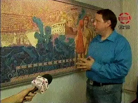 О творчестве Алексея Акиндинова. Передача Калейдоскоп . Телекомпания «Город». 19 июля 2013г.