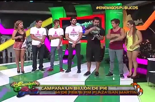 Enemigos Públicos: campaña 'Un billón de pie' contra la violencia a la mujer