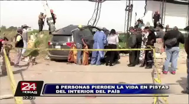 Jueves negro en el interior del país por accidentes en carreteras