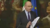 Roma - ''Impegno Italia'',  conferenza stampa di Enrico Letta (12.02.14)