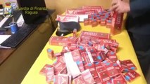 Vittoria (RG) - La Guardia di Finanza sequestra sigarette di contrabbando (13.02.14)
