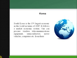 Global Sourcing and its Countries