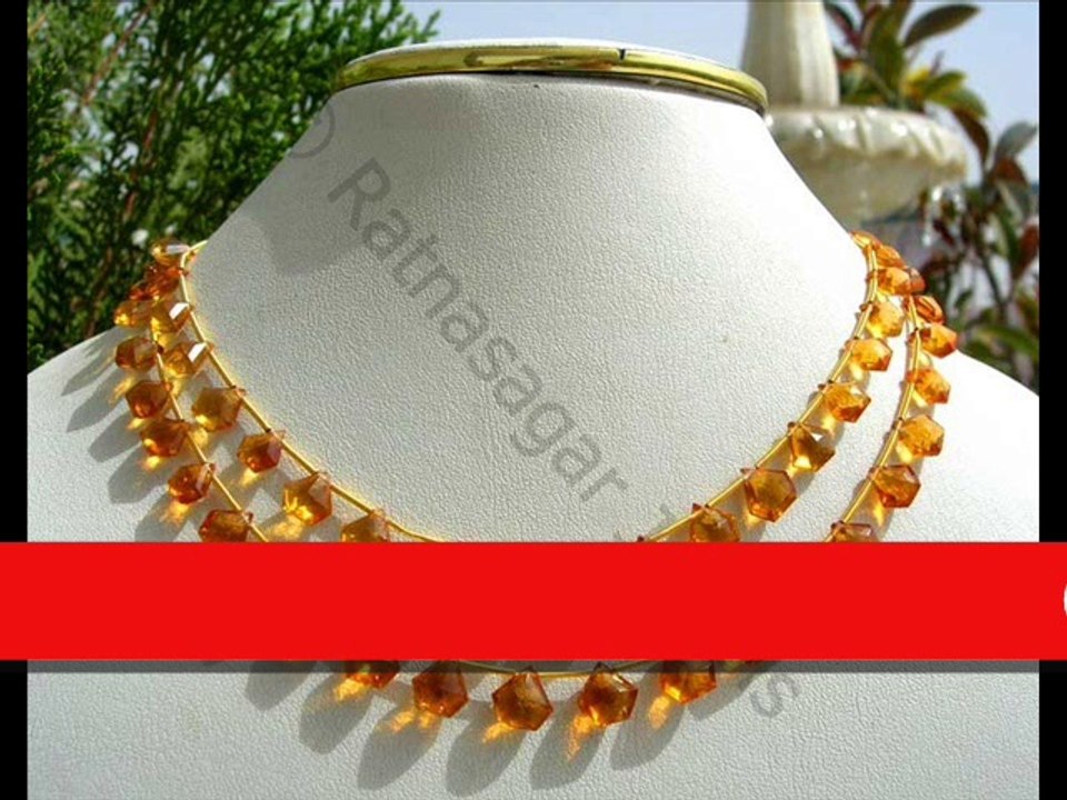 Citrine Loose Gemstone Beads