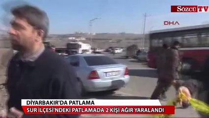 Diyarbakır'daki patlamadan ilk görüntüler