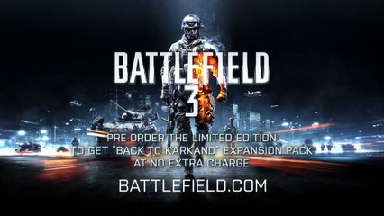 Battlefield 3 Vehicles Trailer