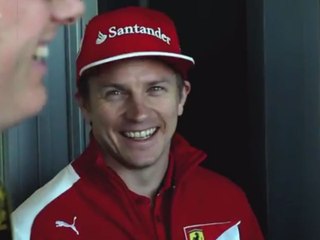 "Ice Man" en visite chez Ferrari à Maranello