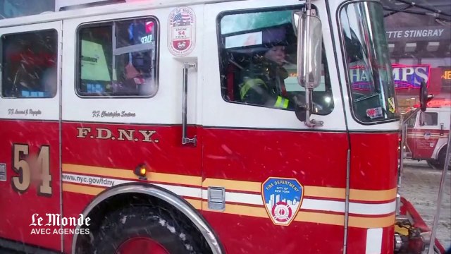 Tempête de neige à New York et Washington