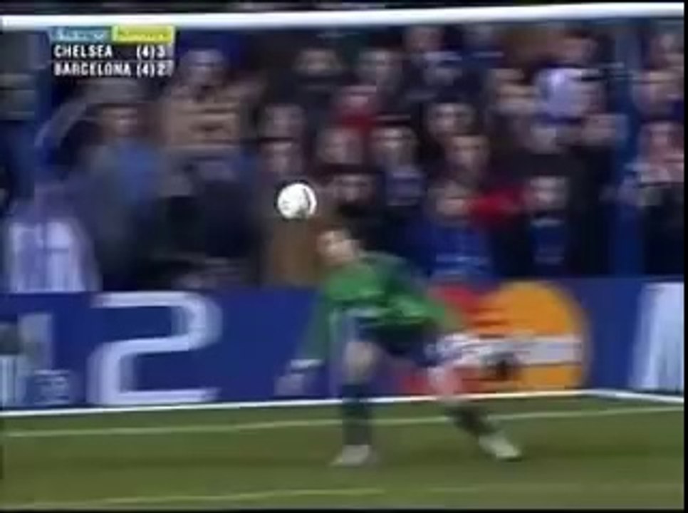 Ronaldinho Goal for Barcelona v Chelsea at Stam...