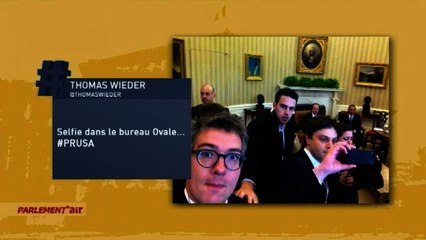 Chroniques : "Selfies" à la Maison-Blanche : les journalistes français en font-ils trop ?