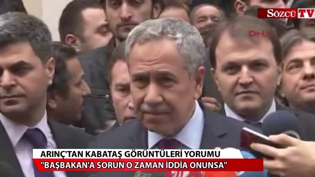 Arınç'tan ilginç çıkış: Başbakan'a sorun o zaman!