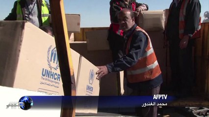 مساعدات غذائية من برنامج الأغذية العالمي تدخل حمص