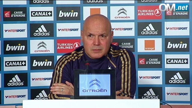 Saint-Etienne - OM : José Anigo face à la presse