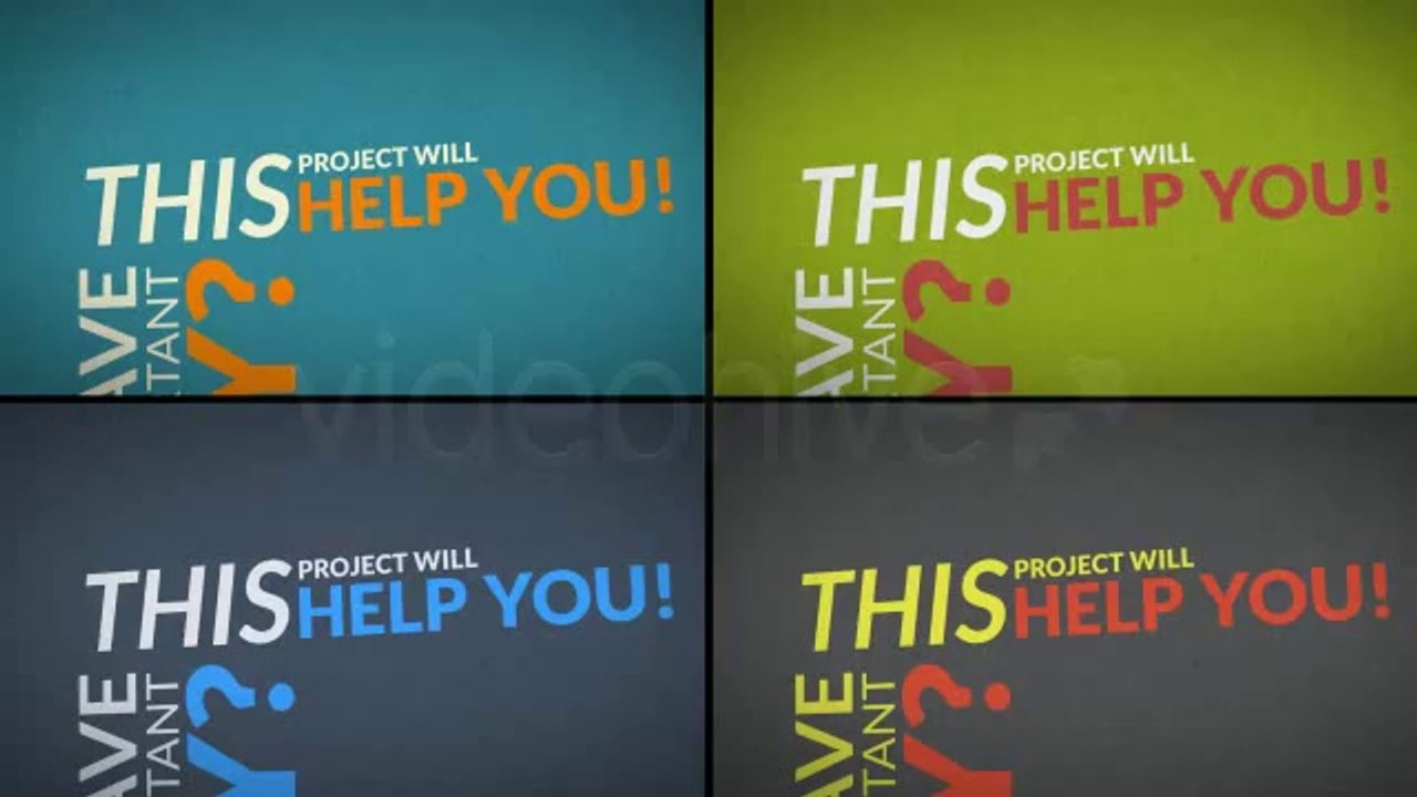 Typography Promo - After Effects Template