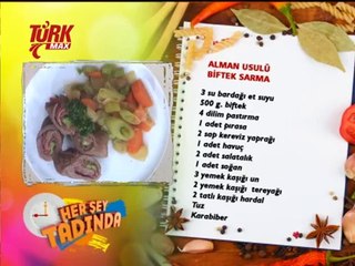 Alman Usulü Biftek Sarması