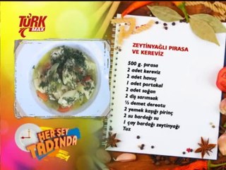 Zeytinyağlı Pırasa Kereviz