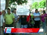 Chiclayo: Transportistas de Chiclayo se rehusan a salir de terminal 13 02 14